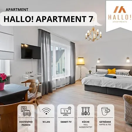 Hallo!-apartment: Cozy City Center With Wi-fi * Bad Worishofen